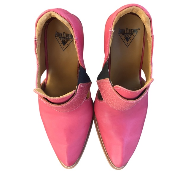 John Fluevog Pink Heeled Shoes - Picture 11 of 16